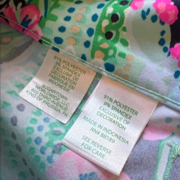 Lily Pulitzer sz 6 elastic waist pull on pants - Picture 9 of 11